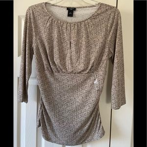 NWT Ann Taylor Ruched Top